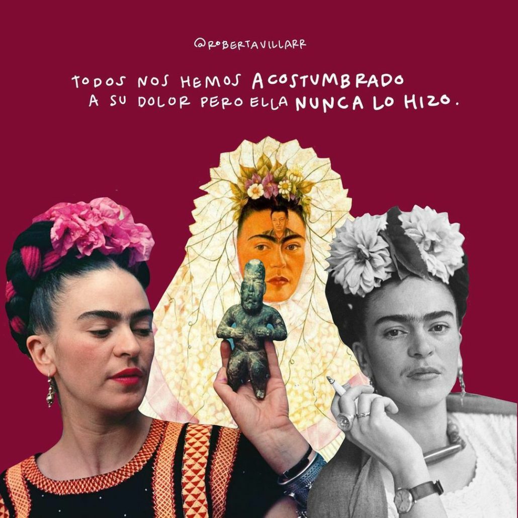 collage de frida kahlo