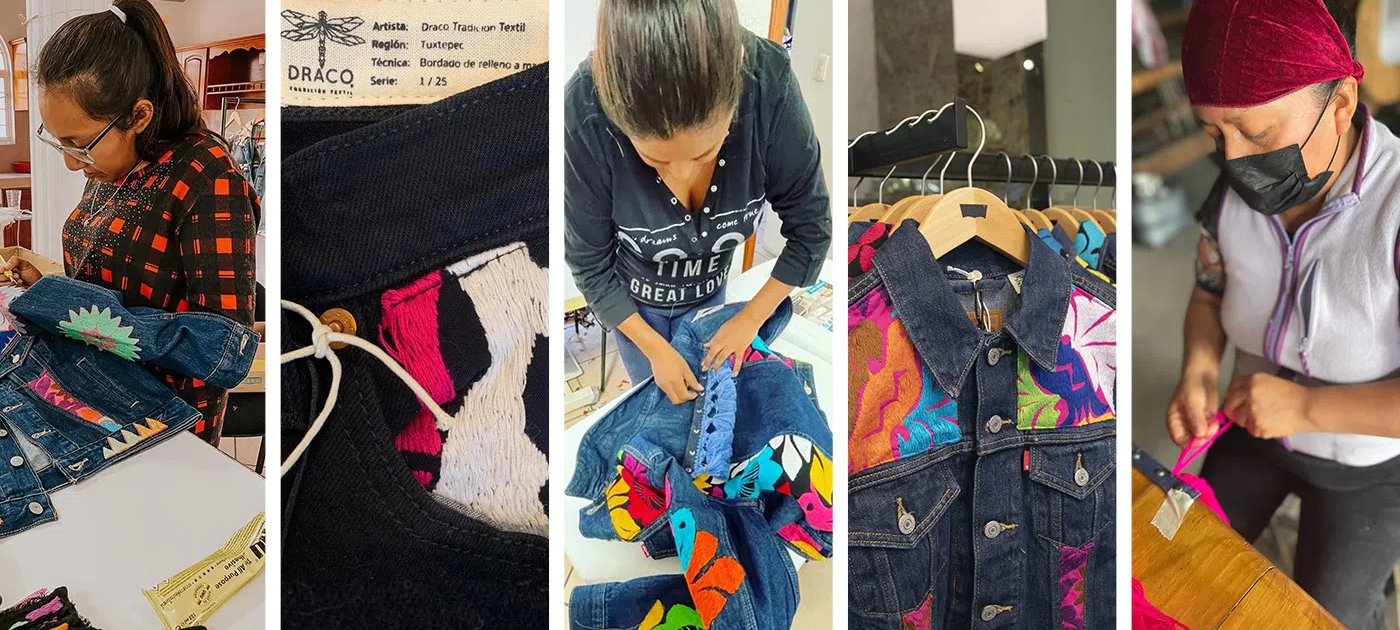 Ropa, influencers, Oaxaca, Levi’s, jeans, artesanía mexicana, México, ropa, diseño de moda, fashion