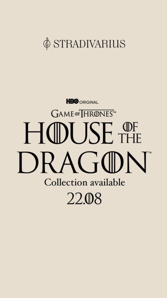 House of the Dragon, Stradivarius, colección, trendy, Game of Thrones
