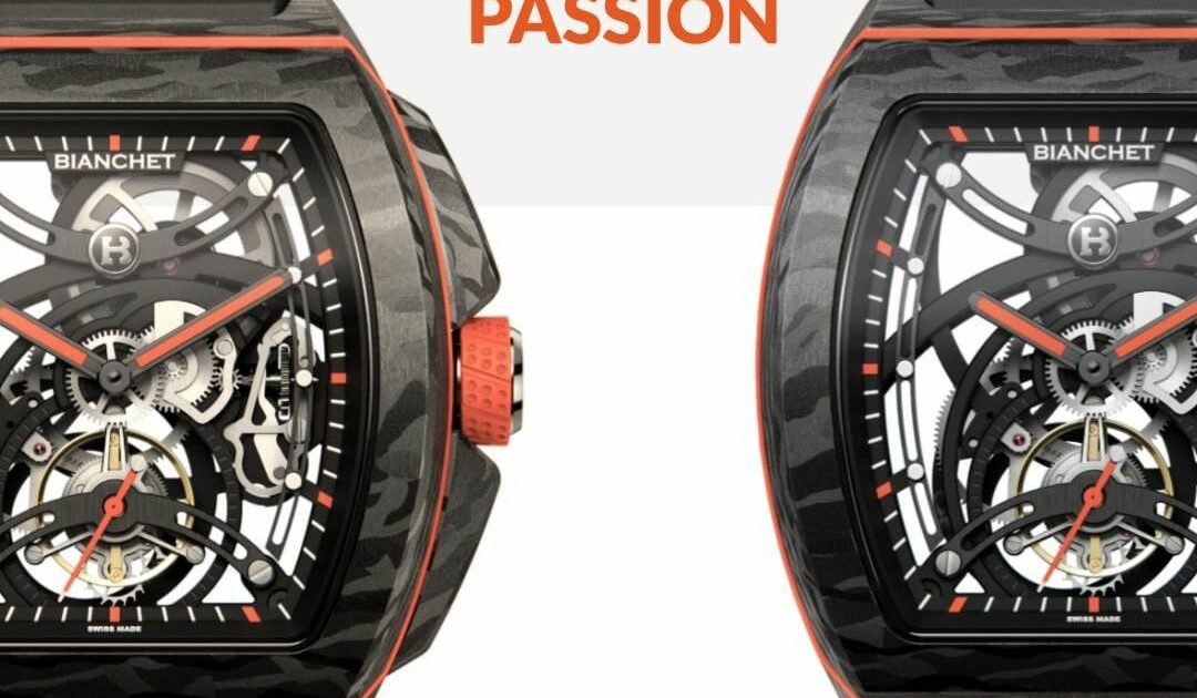 BIANCHET, Carbon Orange Tourbillon B1.618, operwork, ultrasensorial, relojes, mecánico, matemático