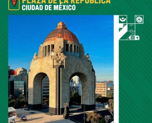 Lugar inesperado para ver el mundial: Monumento a la Revolución