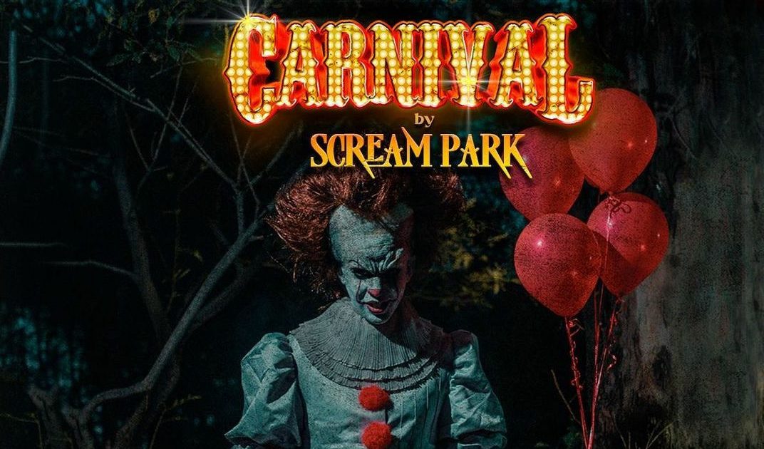 Scream park carnival, ciudad de méxico, parque de terror, casas de sustos, circo, terror