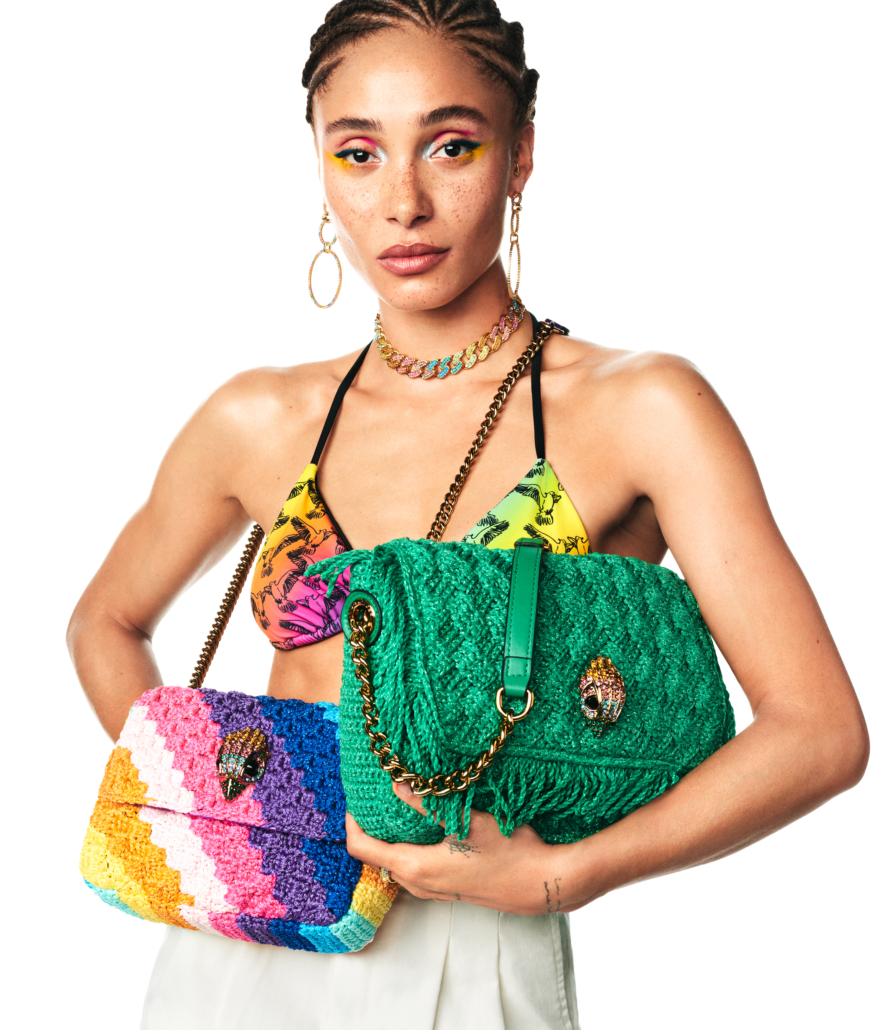 Kurt Geiger, colección, primavera verano, swimwear, bolsos, colores