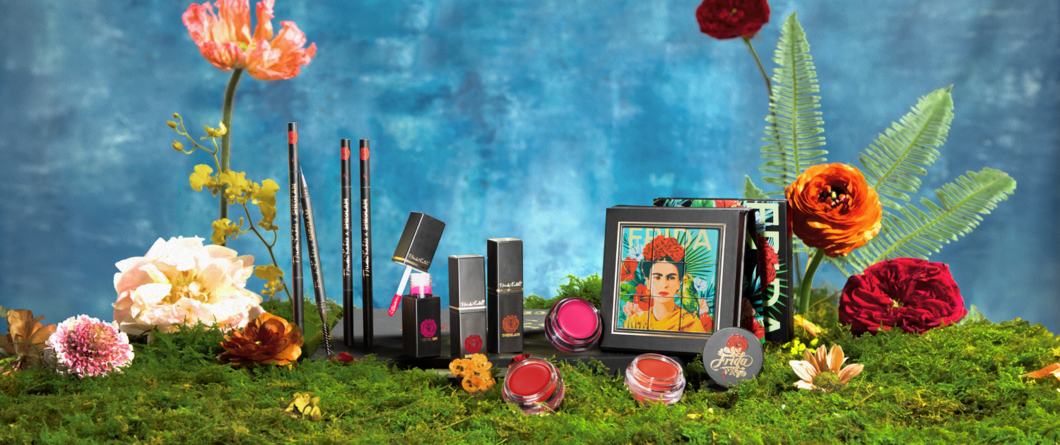 SHEGLAM, beauty, makeup, colaboración, Frida Kahlo, colores vibrantes