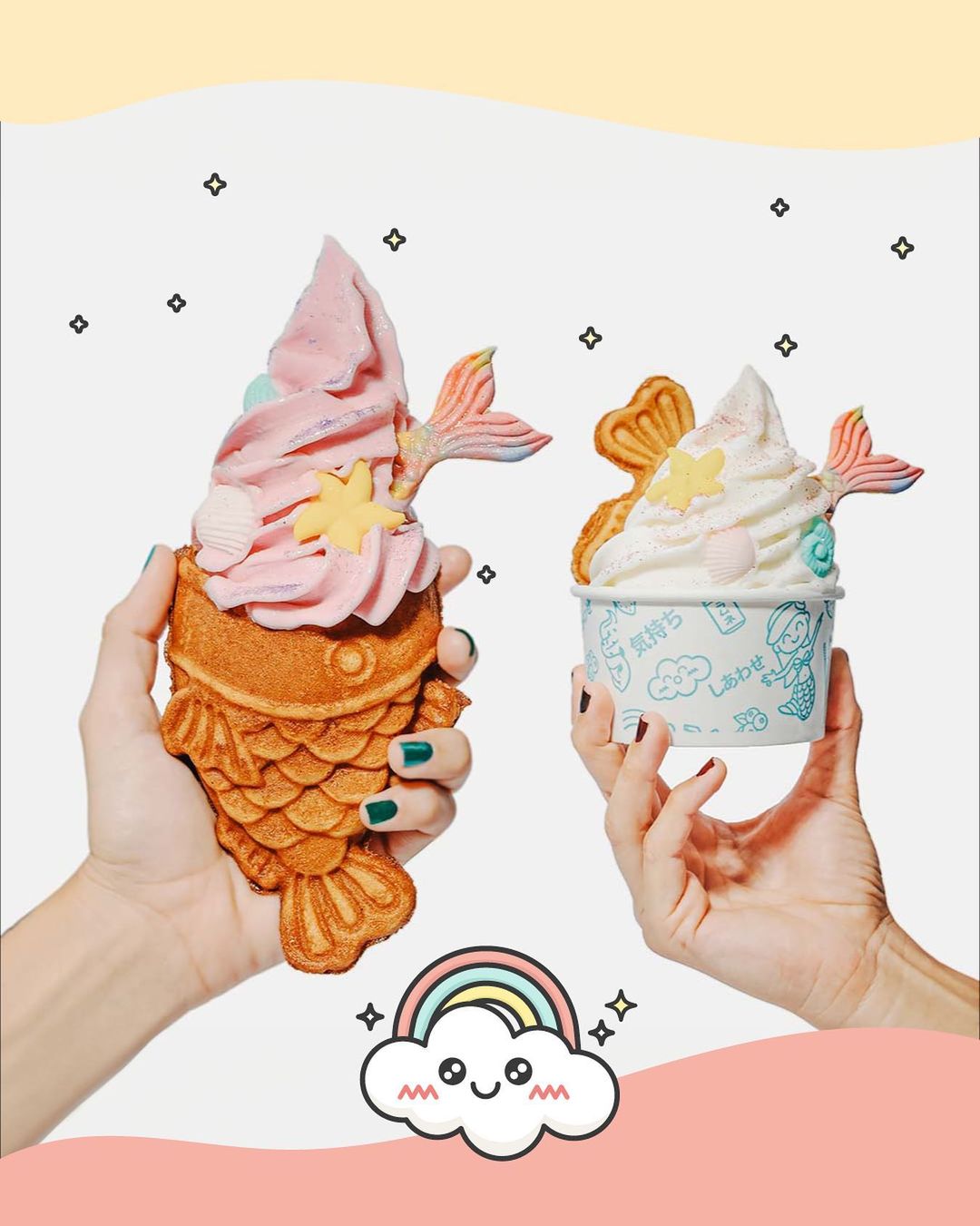 Taiyaki Land: Unos helados imperdibles