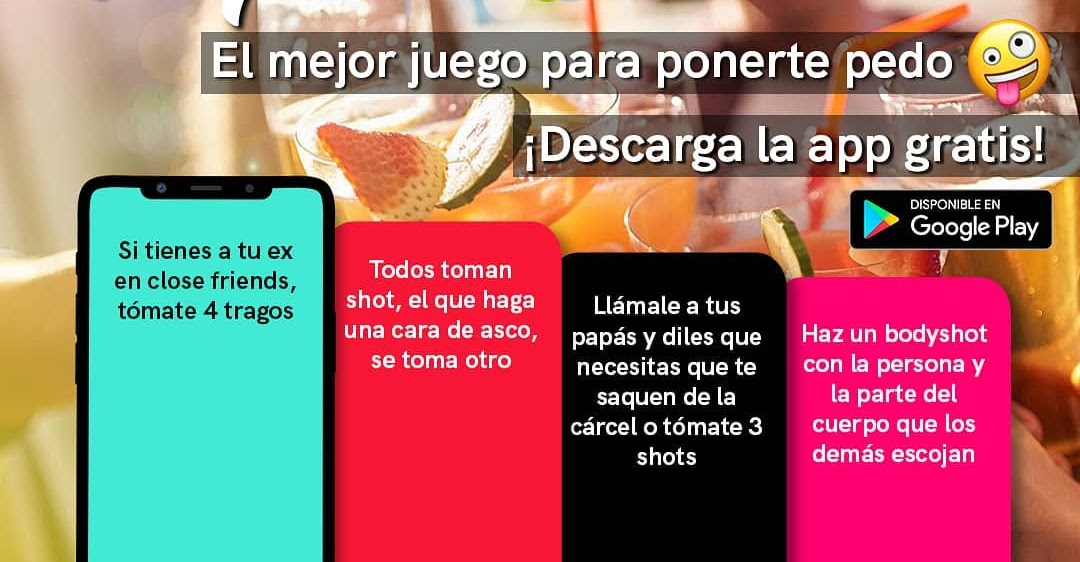 tequila, app, juegos, pareja, preguntas, diferente
