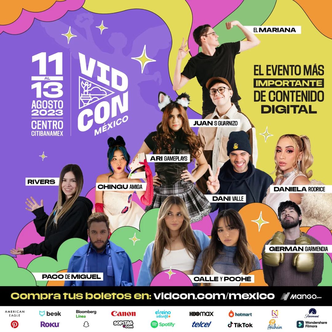 ¿Ya estás listo para VidCon México?