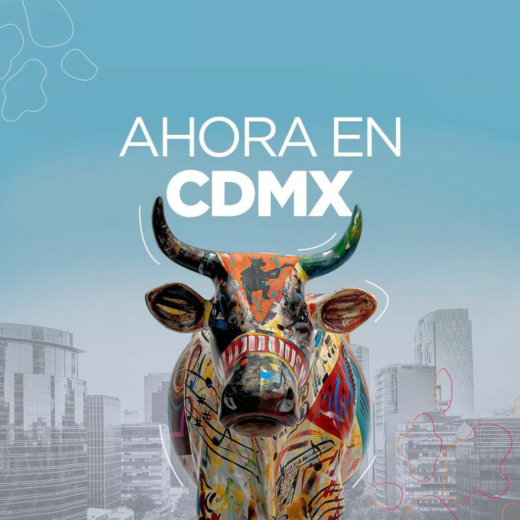 Vacas de colores en reforma