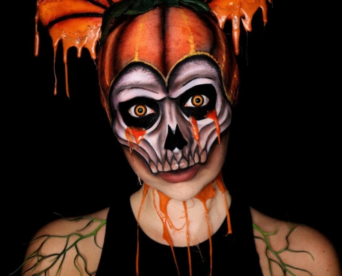 Cuentas de Halloween makeup impresionantes