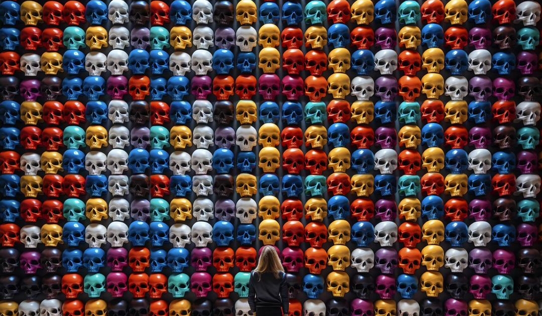 skulls, cráneos, skulls and art, exhibition, exhibición, ciudad de méxico, calaveras coloridas, instagrameable