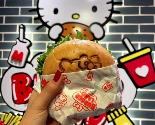 ¿Hamburguesa de Hello Kitty? ¡Aquí la encuentras!