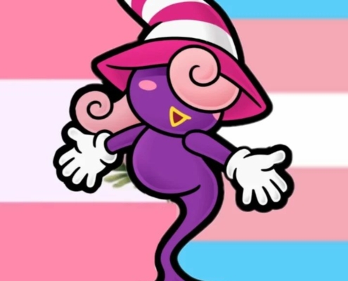 personaje trans en el nuevo videojuego de mario